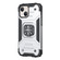 iPhone 13 WK WTP-012 Shockproof PC + TPU + Metal Phone Case with Ring Holder - Silver