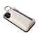 iPhone 13 Detachable Zippered Coin Purse Phone Case with Lanyard - White