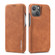 iPhone 13 LC.IMEEKE Hon Ancient Series Horizontal Flip Leather Case with Holder & Card Slot - Brown