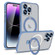 iPhone 13 Metal Eyes Series MagSafe Magnetic Holder Phone Case - Blue