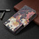 iPhone 13 Colored Drawing Pattern Zipper Horizontal Flip Leather Case with Holder & Card Slots & Wallet - Flower Elephants