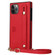 iPhone 13 Crossbody Lanyard Shockproof Protective Phone Case - Red
