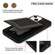 iPhone 13 N.BEKUS Vertical Flip Card Slot RFID Phone Case - Black