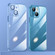 iPhone 13 SULADA Crytal Steel Series Diamond Glass + TPU Phone Case - Blue