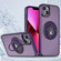 iPhone 13 Rotating Ring Magnetic Holder Phone Case - Purple