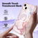 iPhone 13 Marble Pattern Dual-side IMD Magsafe TPU Phone Case - Rose Gold 005
