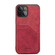 iPhone 13 Card Slots Full Coverage PU+TPU Phone Case - Red
