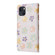 iPhone 13 Bronzing Painting RFID Leather Case - Bloosoming Flower