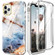 iPhone 13 360 Full Body Painted Phone Case iPhone 11 Pro Max - Marble L07