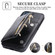 iPhone 13 Zipper Wallet Bag PU Back Cover Shockrpoof Phone Case with Holder & Card Slots & Wallet - Black