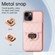iPhone 13 Card Slot Leather Phone Case - Pink