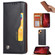 iPhone 13 Knead Skin Texture Horizontal Flip Leather Case with Photo Frame & Holder & Card Slots & Wallet - Black