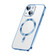 iPhone 13 SULADA Plating TPU Shockproof Phone Soft Case - Blue