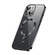 iPhone 13 SULADA Plating TPU Shockproof Phone Soft Case - Black