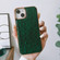 iPhone 13 Genuine Leather Ostrich Texture Nano Case - Green
