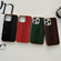 iPhone 13 Genuine Leather Pinshang Series Nano Electroplating Phone Case - Coffee