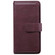 iPhone 13 Multifunctional Magnetic Copper Buckle Horizontal Flip Solid Color Leather Case with 10 Card Slots & Wallet & Holder & Photo Frame - Wine Red