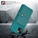 iPhone 13 Magnetic Wallet Card Bag Leather Case - Cyan