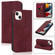 iPhone 13 Wireless Charging Magsafe Leather Phone Case - Red