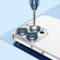 iPhone 13 MagSafe Magnetic Transparent PC + Glass Lens Film Phone Case - Black