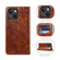 iPhone 13 Baroque Simple Horizontal Flip Leather Case with Holder & Card Slots & Wallet - Light Brown