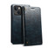 iPhone 13 Baroque Simple Horizontal Flip Leather Case with Holder & Card Slots & Wallet - Blue