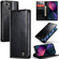 iPhone 13 CaseMe 003 Crazy Horse Texture Leather Phone Case - Black