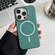 iPhone 13 Invisible Holder Magsafe Ultra-thin PC Phone Case - Transparent Green