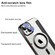 iPhone 13 MagSafe Magnetic RFID Anti-theft Leather Phone Case - Dark Purple