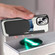 iPhone 13 MagSafe Magnetic RFID Anti-theft Leather Phone Case - Dark Green