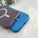 iPhone 13 Invisible Holder Magsafe Ultra-thin PC Phone Case - Transparent Blue