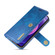 iPhone 13 DG.MING Crazy Horse Texture Flip Detachable Magnetic Leather Case with Holder & Card Slots & Wallet - Blue