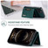 iPhone 13 DG.MING M2 Series 3-Fold Card Bag Shockproof Case with Wallet & Holder Function - Green