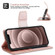 iPhone 13 Litchi Texture Magnetic Detachable Wallet Leather Phone Case - Rose Gold