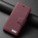 iPhone 13 Litchi Texture Magnetic Detachable Wallet Leather Phone Case - Purple