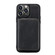 iPhone 13 JEEHOOD Magnetic Zipper Horizontal Flip Leather Case with Holder & Card Slot & Wallet - Black
