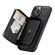 iPhone 13 JEEHOOD Magnetic Zipper Horizontal Flip Leather Case with Holder & Card Slot & Wallet - Black