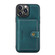 iPhone 13 JEEHOOD Retro Magnetic Detachable Protective Case with Wallet & Card Slot & Holder - Blue