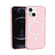 iPhone 13 Terminator Style Glitter Powder MagSafe Magnetic Phone Case - Pink