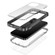 iPhone 13 Waterproof Dustproof Shockproof Transparent Acrylic Protective Case - Black