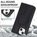 iPhone 13 Rhombic MagSafe RFID Anti-Theft Wallet Leather Phone Case - Black