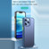 iPhone 13 TOTUDESIGN AA-178 Gingle Series Translucent Matte PC + TPU Phone Case - Blue