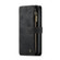 iPhone 13 CaseMe-C30 PU + TPU Multifunctional Horizontal Flip Leather Case with Holder & Card Slot & Wallet & Zipper Pocket - Black