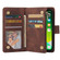 iPhone 13 Multifunctional Phone Leather Case with Card Slot & Holder & Zipper Wallet & Photo Frame - Coffee