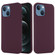 iPhone 13 Shockproof Silicone Magnetic Magsafe Case - Plum Color