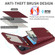 iPhone 13 Crossbody Lanyard Zipper Wallet Leather Phone Case - Wine Red