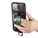 iPhone 13 Suteni H13 Card Wallet Wrist Strap Holder PU Phone Case - Black