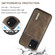 iPhone 13 DG.MING M1 Series 3-Fold Multi Card Wallet Shockproof Case with Holder Function  - Coffee