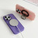 iPhone 13 Colorful Series TPU+PC Magsafe Magnetic Phone Case - Black