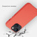 iPhone 13 Lamb Grain PU Back Cover Phone Case - Red